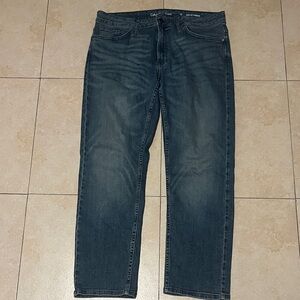 Calvin Klein Men's Dark Blue Straight Jeans